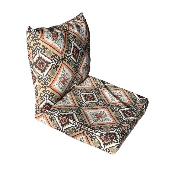 Kohl's Accents Kohls Ethnic Mandala Neutral Tile Outdoor Deep Seat